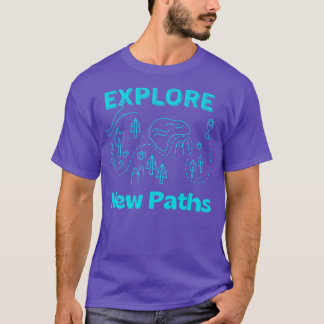 Ontdek nieuwe wandelpaden op onze kaart t-shirt