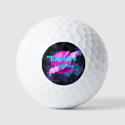 Ontdek oneindigheid golfballen (Voorkant)