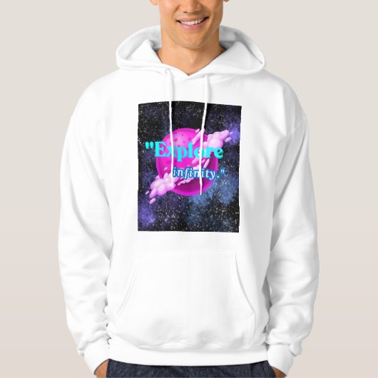 Ontdek oneindigheid hoodie (Voorkant)