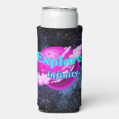 Ontdek oneindigheid seltzer blikjeskoeler (Seltzer Voorkant)