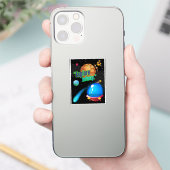 Ontdek oneindigheid sticker (Telefoon)