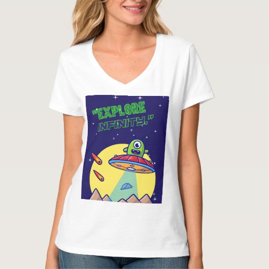 Ontdek oneindigheid t-shirt (Voorkant)