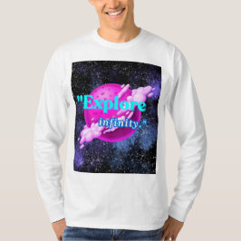 Ontdek oneindigheid t-shirt