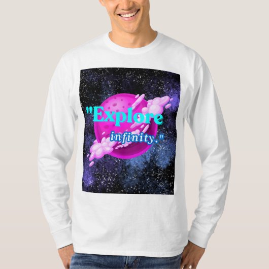 Ontdek oneindigheid t-shirt (Voorkant)
