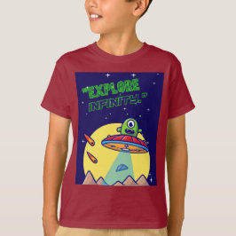 Ontdek oneindigheid t-shirt