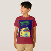 Ontdek oneindigheid t-shirt (Voorkant volledig)