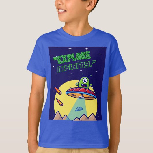 Ontdek oneindigheid t-shirt (Voorkant)