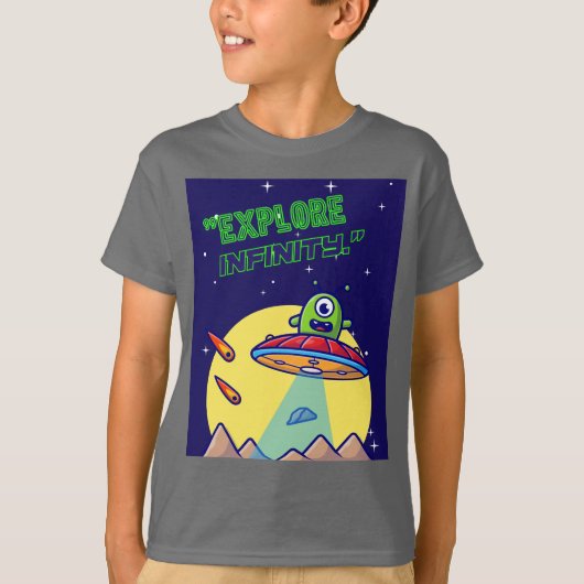 Ontdek oneindigheid t-shirt (Voorkant)