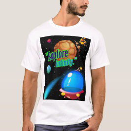 Ontdek oneindigheid t-shirt