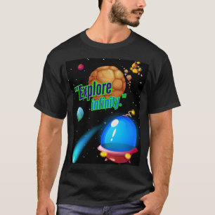 Ontdek oneindigheid t-shirt