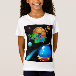 Ontdek oneindigheid t-shirt