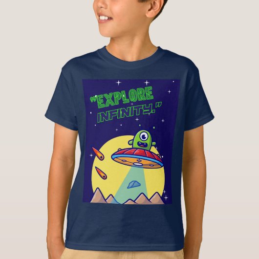 Ontdek oneindigheid t-shirt (Voorkant)