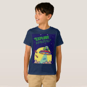 Ontdek oneindigheid t-shirt (Voorkant volledig)