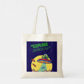 Ontdek oneindigheid tote bag (Achterkant)