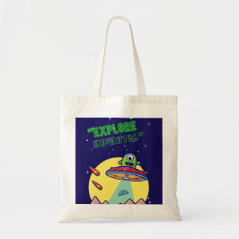 Ontdek oneindigheid tote bag