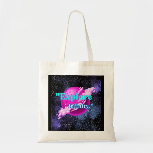 Ontdek oneindigheid tote bag (Voorkant)