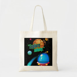 Ontdek oneindigheid tote bag