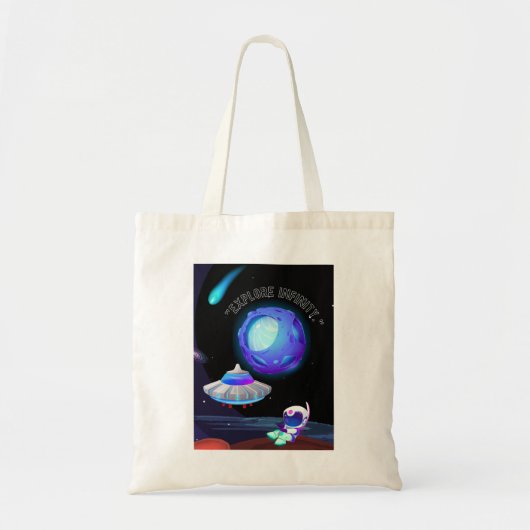 Ontdek Oneindigheid Tote Bag (Voorkant)
