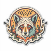Ontdek ons Wolf Sticker Collectie (Voorkant)
