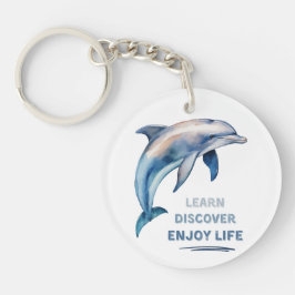 Ontdek Ontdek Geniet van het leven Acryl Sleutelha Sleutelhanger