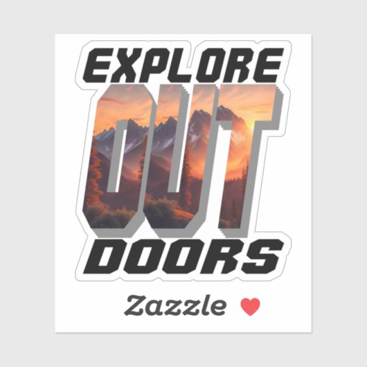 ONTDEK ONZE DEUREN STICKER (Vel)