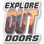 ONTDEK ONZE DEUREN STICKER (Voorkant)