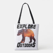 ONTDEK ONZE DEUREN TOTE BAG (Achterkant)