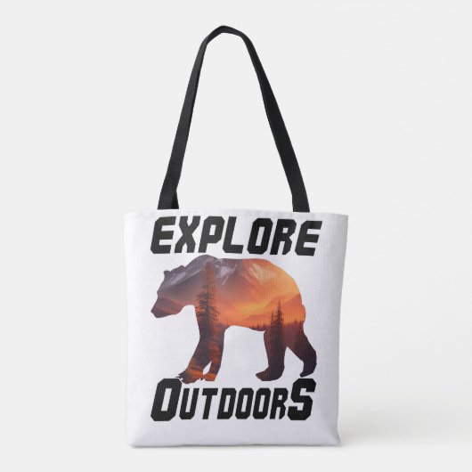 ONTDEK ONZE DEUREN TOTE BAG (Achterkant)