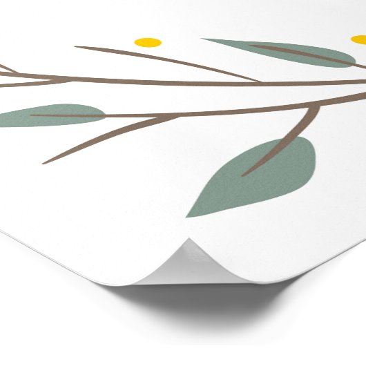 Ontdek - Poster met kunstdecor voor de zuster (Hoek)