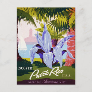 Ontdek Puerto Rico Briefkaart
