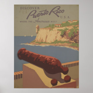 Ontdek Puerto Rico Poster