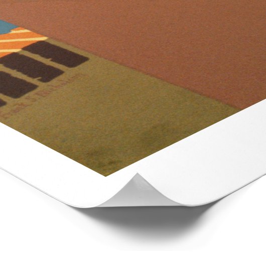 ontdek Puerto Rico - reisposter voor WPA Poster (Hoek)