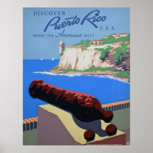 Ontdek Puerto Rico - Travel Poster