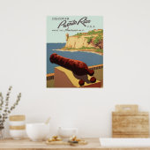 Ontdek Puerto Rico, waar Amerika samenkomt Poster (Keuken)