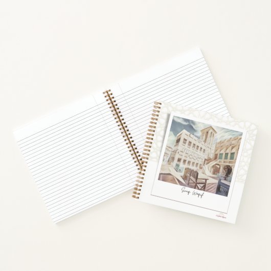 Ontdek Qatar souq waqif Notitieboek (Binnen)