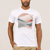 Ontdek Reizen Avontuur Landschap Graphic T-shirt (Voorkant)