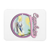 Ontdek reizen logo magneet (Horizontaal)