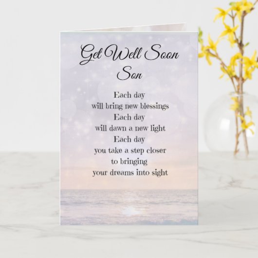 Ontdek snel het ontwerp van de zoon kaart (Gele Bloem)