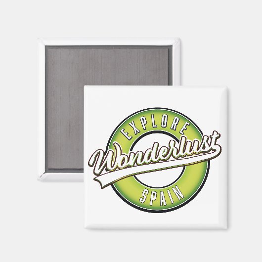 Ontdek Spanje onderl ust Magneet (Voorkant / Achterkant)