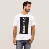 ONTDEK T-SHIRT MET GEDRUKTE TEKST (Voorkant volledig)
