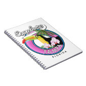 Ontdek Tampa Florida retro logo Notitieboek (Rechterzijde)