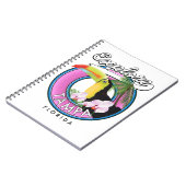 Ontdek Tampa Florida retro logo Notitieboek (Linkerzijde)