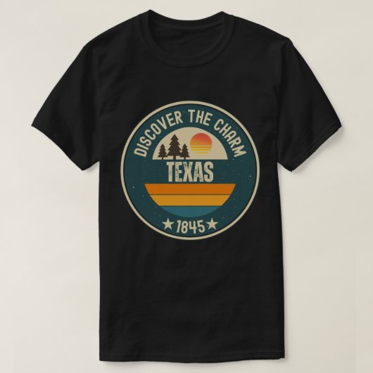 Ontdek Texas - Design voor elke liefhebber T-shirt (Design voorkant)