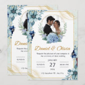 Ontdek uw liefdesverhaal met onze exquisite kaart (Voorkant / Achterkant)