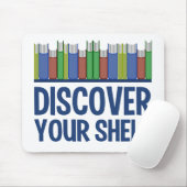 Ontdek uw schelpdiermousepad muismat (Met muis)