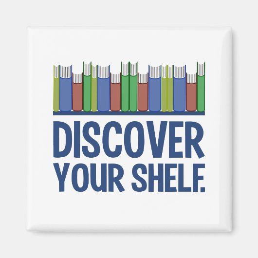 Ontdek uw Shelf magnet (Voorkant)