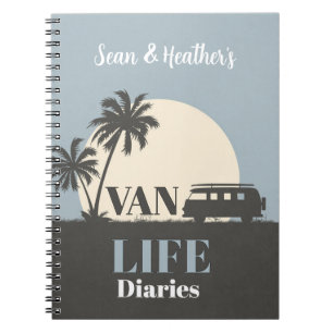 ONTDEK! 🌄 Van Life Journal Naam toevoegen Notitieboek