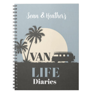 ONTDEK! 🌄 Van Life Journal Naam toevoegen Notitieboek