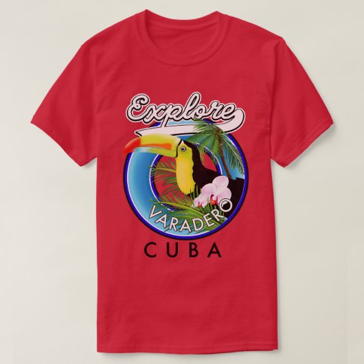 Ontdek Varadero Cuba reizen T-shirt (Design voorkant)