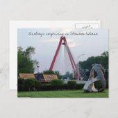 Ontdek verrassende Columbus Indiana Briefkaart (Voorkant / Achterkant)